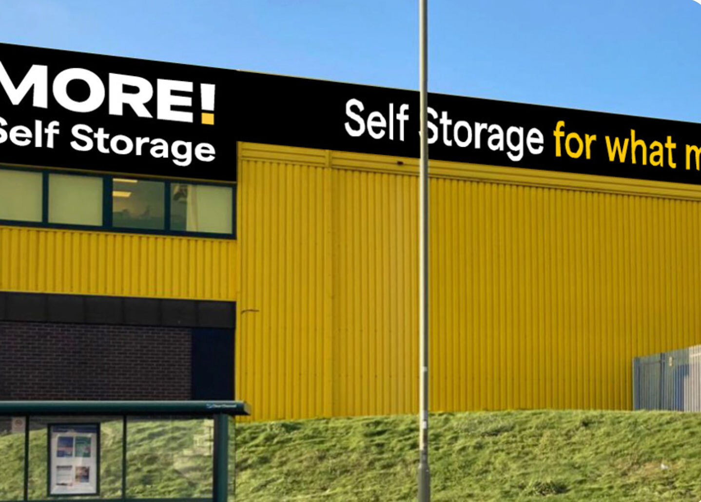 Outside of Basingstoke MORE! Self Storage store